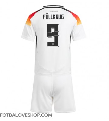 Německo Niclas Fullkrug #9 Dětské Domácí Dres ME 2024 Krátký Rukáv (+ trenýrky)